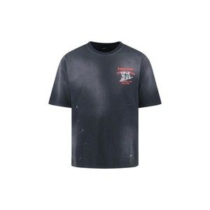 Amiri Short-Sleeve T-Shirt With Vintage Graphic And Distressed Finish - NWT
